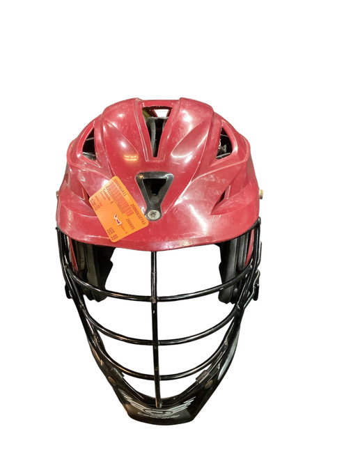 Vist Large View of Product Image Which is Used Cascade R Lacrosse Helmet Red One Size