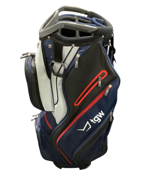 Vist Large View of Product Image Which is Used TGW 14 WAY CART BAG Mens Cart Bag Black/Navy/Red 11347-S000248171