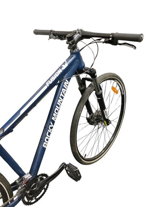 Vist Large View of Product Image Which is Used ROCKY MOUNTAIN FUSION Hybrid/City Bike Mens Navy Blue 54-55cm - MD Frame