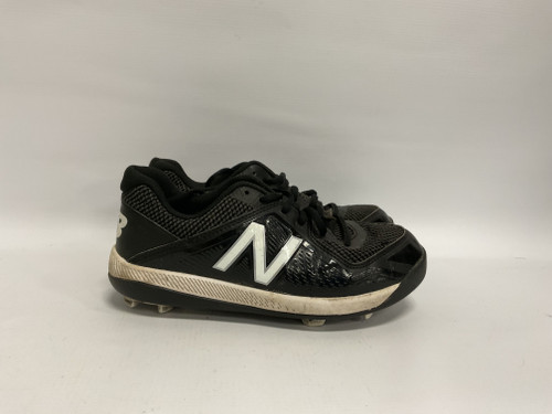 Vist Large View of Product Image Which is Used New Balance BB/SB Cleats Black And White Junior 03