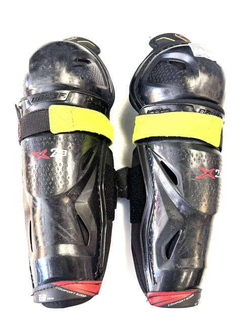 Used Bauer VAPOR X 2.9 Junior Shin Guards Black 11" 11860-S000291997