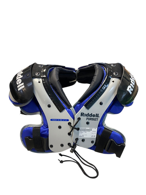 Vist Large View of Product Image Which is Used Riddell PUR FB Shoulder Pads Royal Blue MD 11706-S000354582