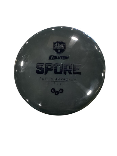 Used Discmania NEO SPORE Disc Golf Putter Black 11884-S000047005
