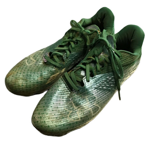 Vist Large View of Product Image Which is Used Under Armour 3024015-300 Adult FB Cleats Green Senior 9 11730-S000065053