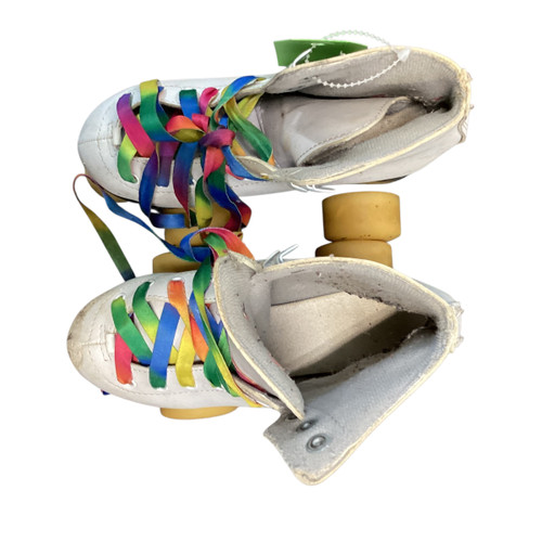 Used EPIC Junior Roller Quad Skates White Junior 02 11479-S000395364