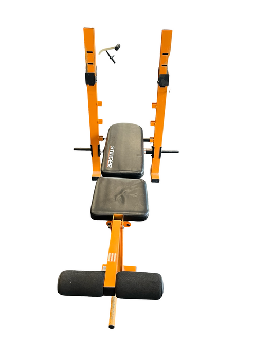 Vist Large View of Product Image Which is Used Stinger ADJUSTABLE BENCH WITH RACK FID Bench 11682-S000116005