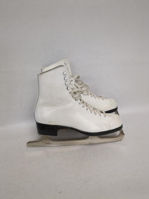 Vist Large View of Product Image Which is Used Bauer FIGURE SKATE WomensFigure Skate White Senior 8