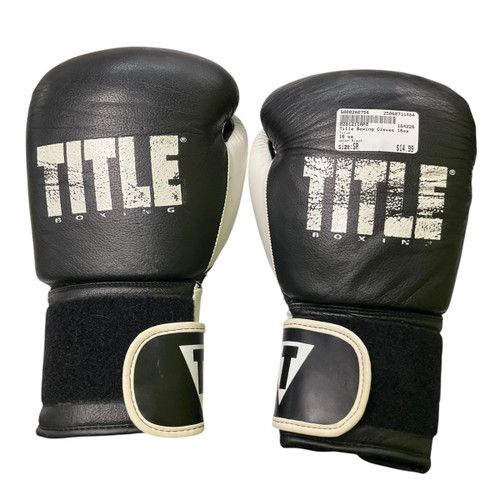 Used Title Boxing Gloves Black Senior 11484-S000280754