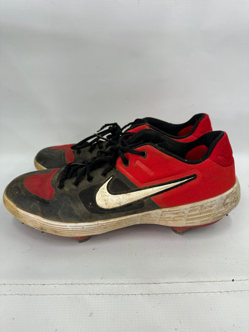 Vist Large View of Product Image Which is Used Nike ALPHA HUARACHE BB/SB Cleats Red Senior 12