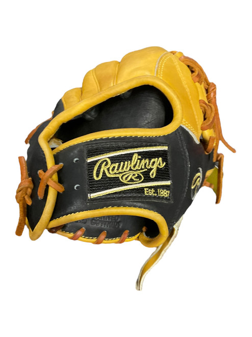 Used Rawlings RAWLINGS BUTTERSCOTCH 11.75IN RHT BB/SB Glove RH Throw Black And Copper 11 3/4" 11838-S000041910