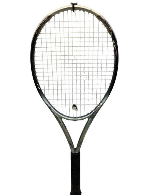 Vist Large View of Product Image Which is Used Prince TRIPLE THREAT AIR LAUNCH Adult Tennis Racquet Grey 4 1/2"