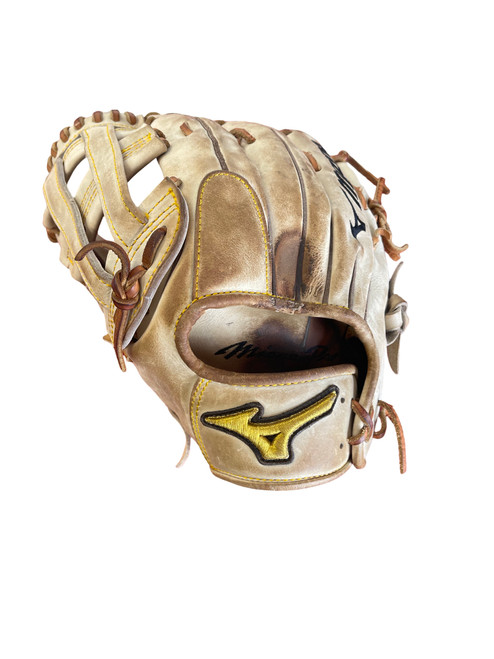 Used Mizuno PRO BB/SB Glove LH Throw Tan 12 3/4" 11607-S000153377
