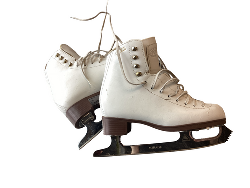 Vist Large View of Product Image Which is Used GAM Boys Figure Skate White Junior 04