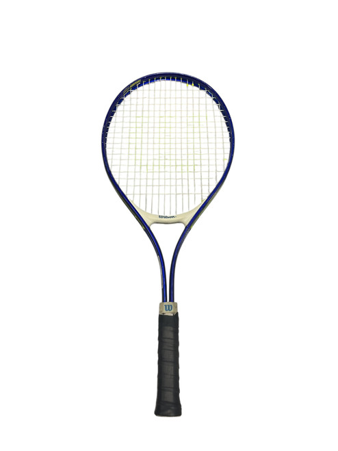 Vist Large View of Product Image Which is Used Wilson JR WIDEBODY 25 RACQUET Junior Tennis Racquet Royal Blue 25"