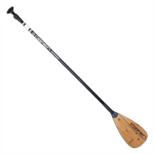 New O'brien Explorer Aluminum Adjustable SUP Paddle with Bamboo Blade 10299-OBR2194310