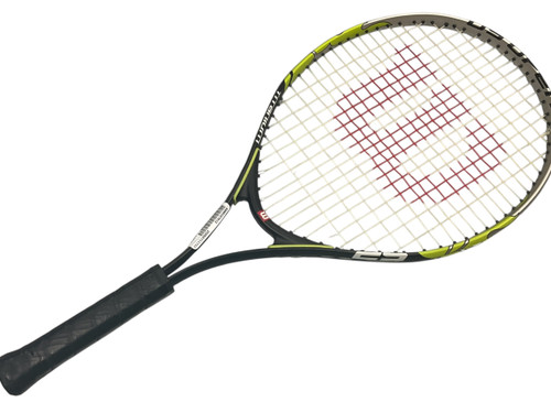 Vist Large View of Product Image Which is USED Wilson TITANIUM 25 Junior Tennis Racquet Black 25"