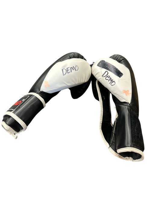 Vist Large View of Product Image Which is Used 9 ROUND BOXING GLOVES Boxing Gloves Black And White MD 11906-S000171478