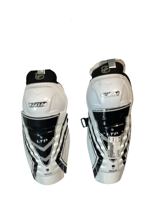 Used CCM LTP Junior Shin Guards White 9" 11642-S000130169
