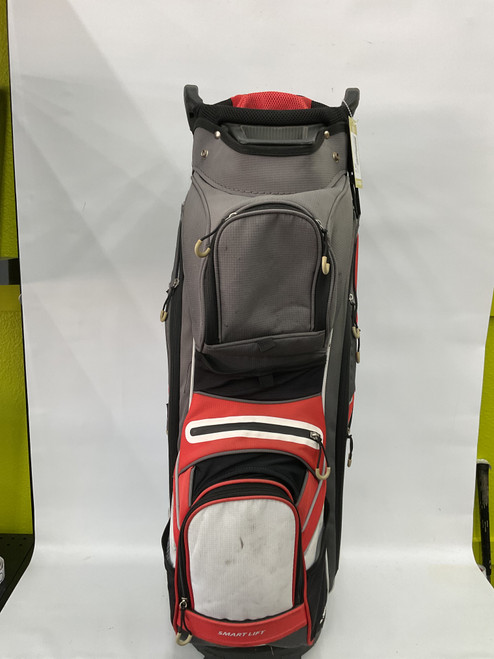 Vist Large View of Product Image Which is Used Callaway MAXFLI HONORS+ Mens Cart Bag Grey And Red