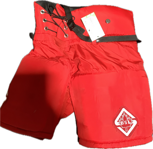 Vist Large View of Product Image Which is Used BSL HOCKEY PANTS RED Junior Pant Red LG