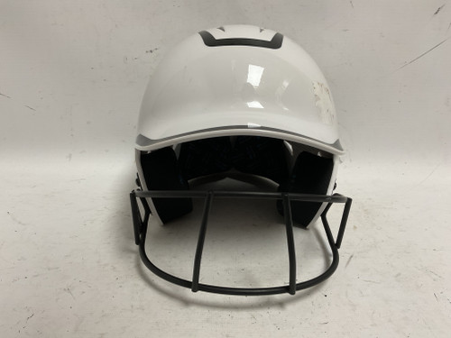 Used Champro HXJ Batting Helmet w/Mask White MD 11855-S000185820