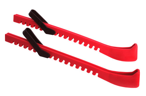 Vist Large View of Product Image Which is New HOCKEY SKATE BLADE GUARDS RED