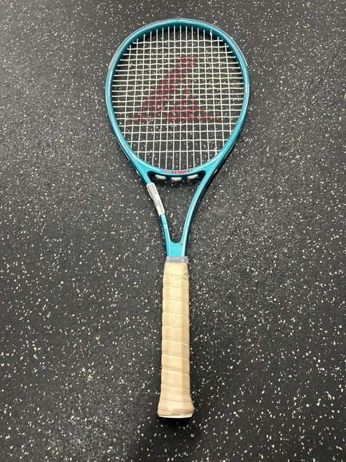 Vist Large View of Product Image Which is Used Pro Kennex GRAPHITE CONQUEST 90 Adult Tennis Racquet Teal 4 1/4"