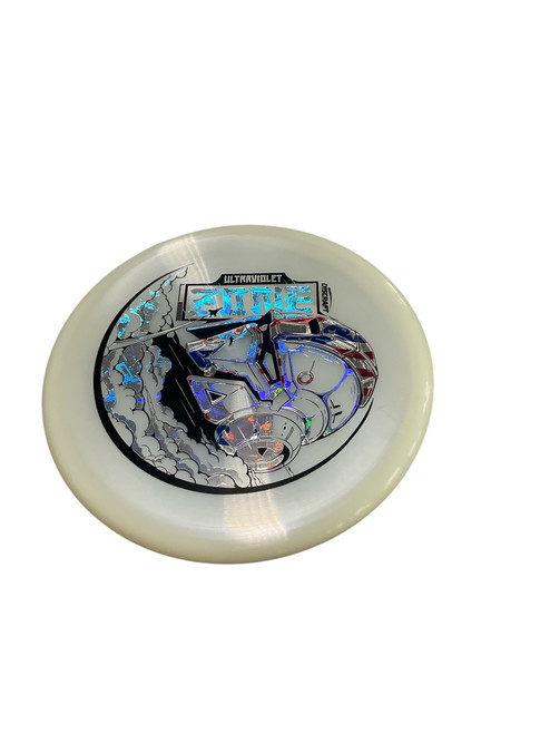 Vist Large View of Product Image Which is Used Discraft ULTRAVIOLET Disc Golf Driver White
