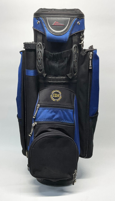 Vist Large View of Product Image Which is Used Datrek IDS Mens Cart Bag Black And Royal Blue 11805-S000061389