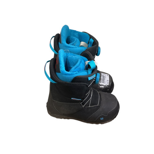 Vist Large View of Product Image Which is Used Burton ZIPLINE BOA Boys Snowboard Boots Black Junior 06