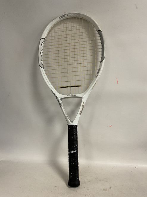 Vist Large View of Product Image Which is Used Wilson N CODE Adult Tennis Racquet White Unknown