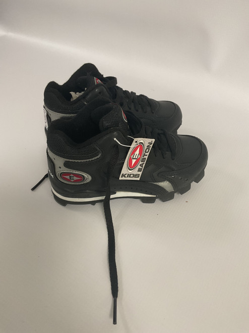 Vist Large View of Product Image Which is Used Easton LAUNCH BB/SB Cleats Black Youth 11.5