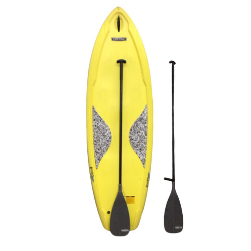 Used Lifetime HOOLIGAN STAND UP HARD PADDLE BOARD SUP Board Yellow 8Ft 11760-S000076851