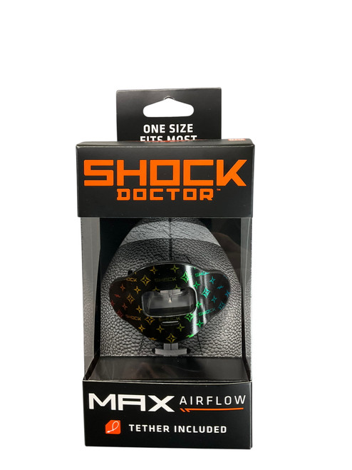 New SHOCK DOCTOR MAX AIRFLOW IRID MULTI LUX MOUTHGUARD 11484-SHDSD1110000124