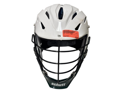 Used STX SCHUTT RIVAL Varsity Lacrosse Helmet White S/M - Excellent 11731-S000140493