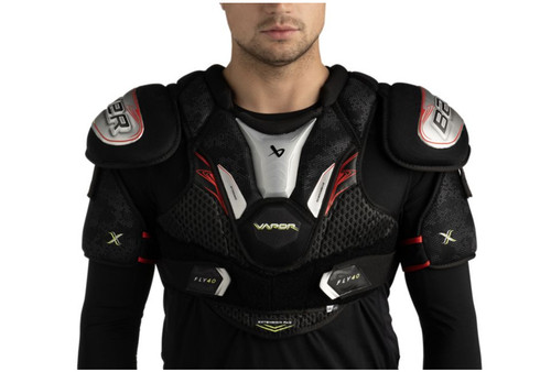Vist Large View of Product Image Which is New Bauer VAPOR FLY40 SHOULDER PAD Intermediate Shoulder Pads MD