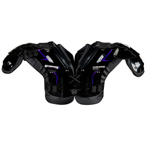 Vist Large View of Product Image Which is New Champro FSP5 SCORPION FB Shoulder Pads Medium 11760-CHPFSPSCM