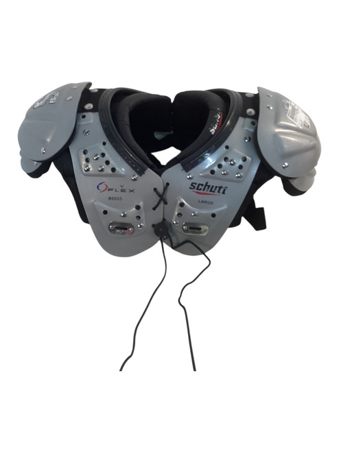 Vist Large View of Product Image Which is Used Schutt Y FLEX 80005 FB Shoulder Pads Grey LG 11709-S000068181