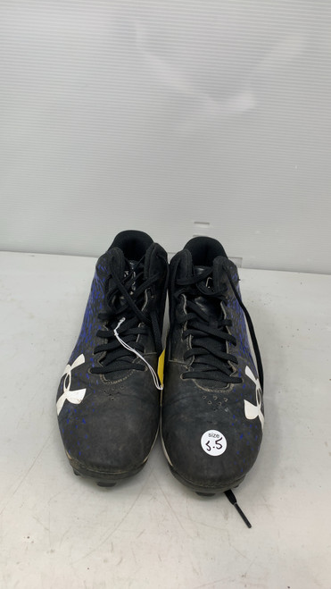 Vist Large View of Product Image Which is Used Under Armour Soccer Cleats Royal Blue Junior 05.5