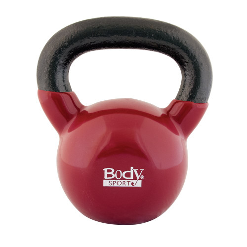 Vist Large View of Product Image Which is BODY SPORT VINYL KETTLEBELL 30LB