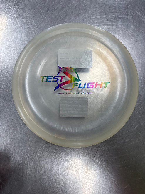 Vist Large View of Product Image Which is Used Discraft TEST FLIGHT ZONE GT Disc Golf Putter White