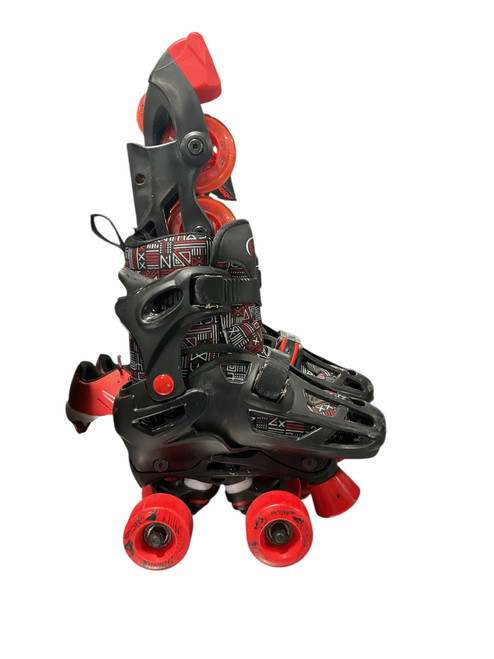 Vist Large View of Product Image Which is Used RollerDerby QUAD SKATES Child Roller Quad Skates Red Youth 12.0