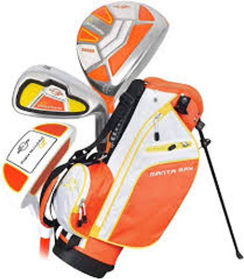 New Ray Cook RAY COOK JR SET BAG AGES 3-5 LH ORG Jr Package Set LH Orange 5 Piece 11868-RCG901571