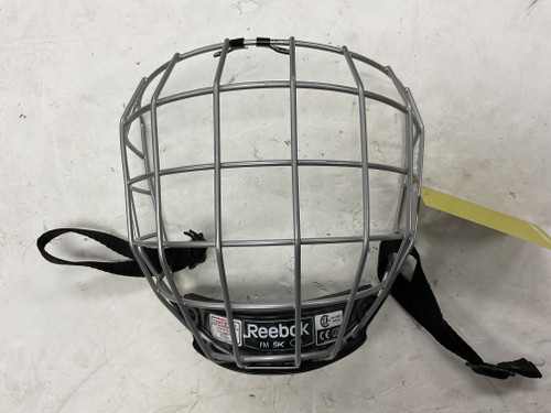 Used Reebok 5K Hockey Wire Mask Silver LG 11855-S000185906