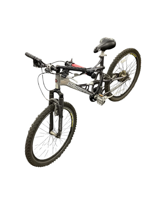 Vist Large View of Product Image Which is Used Schwinn TRAIL TUNED 26 INCH Mountain Bike Mens Silver 48-52cm - 19-20" - LG Frame 11347-S000248550