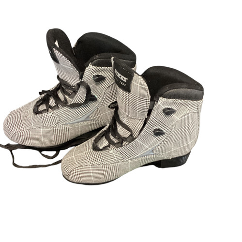 Used Roces ICE GLAMOUR WomensFigure Skate Grey Senior 8 11479-S000395714