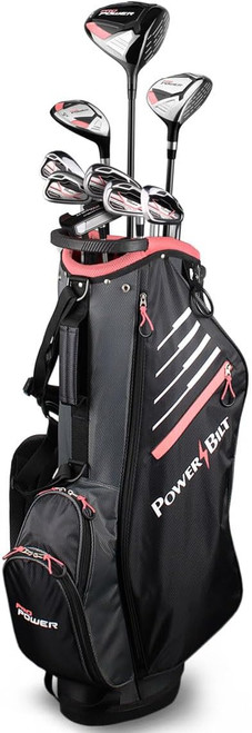 Vist Large View of Product Image Which is New Powerbilt POWERBILT PRO POWER LADIES RH Womens Package Set LH None 12 Piece