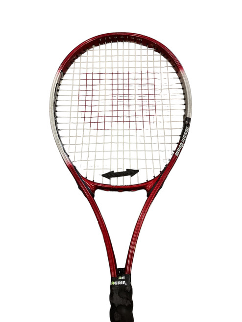 Vist Large View of Product Image Which is Used Wilson FUSION Adult Tennis Racquet Red Unknown