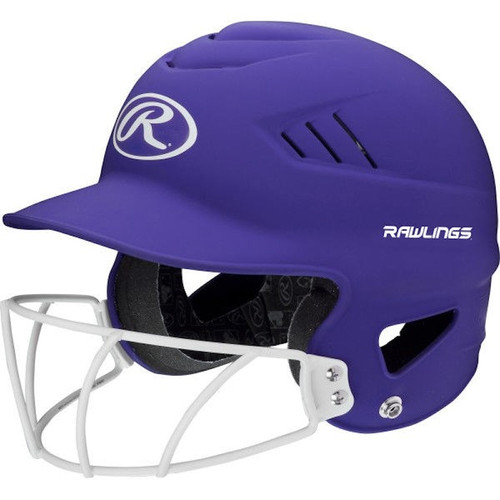 Vist Large View of Product Image Which is New RAWLINGS COOLFLO W/ SB MASK-MATTE PURPLE