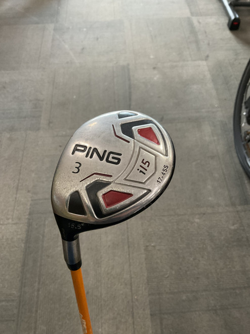 Used Ping I15 Mens Fairway Wood LH 3 Wood 11614-S000214980